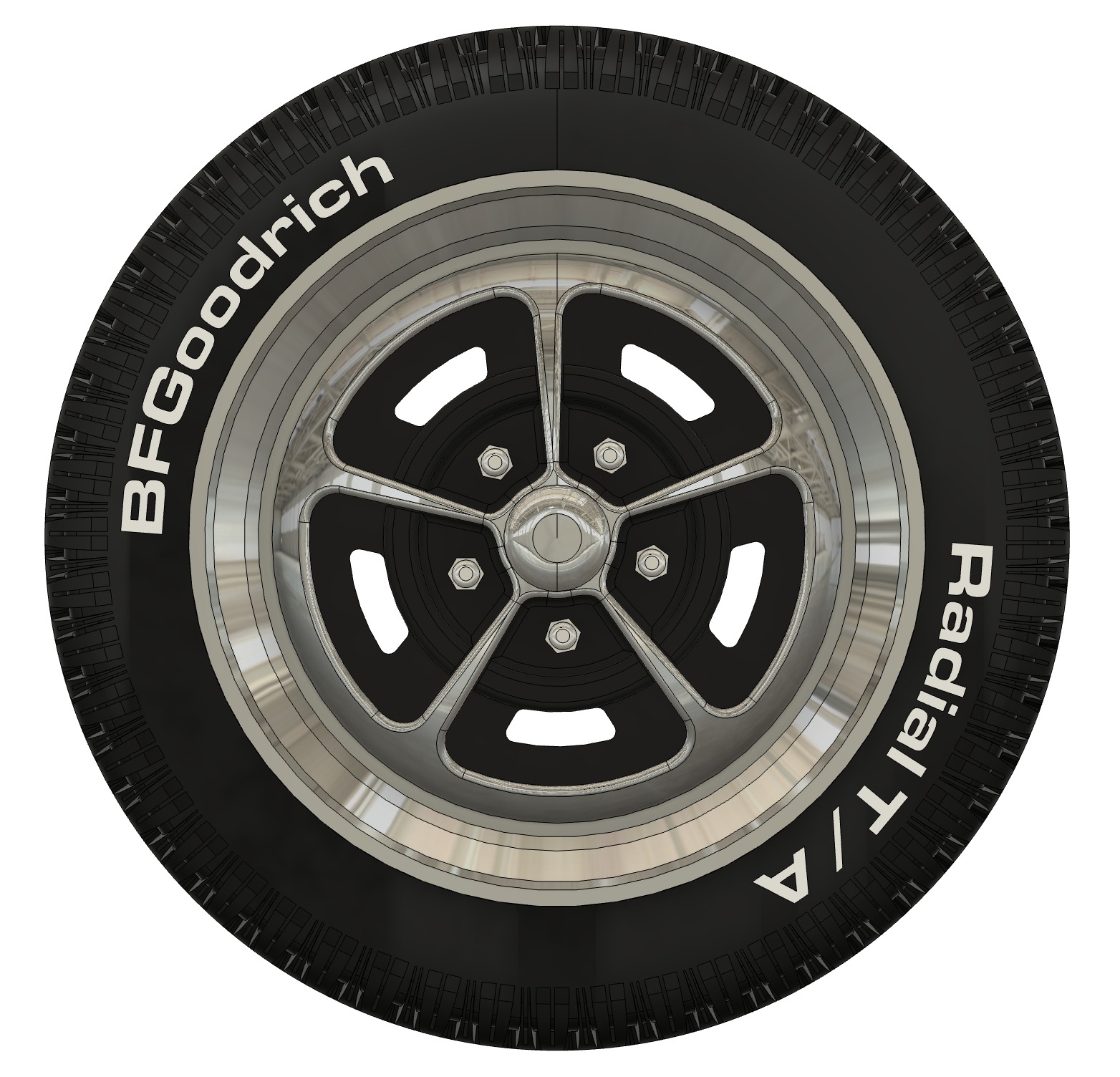Magnum 500 plus Tires 3D print model_5