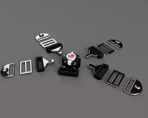 Racing Seat Belt with 5 Point Harness