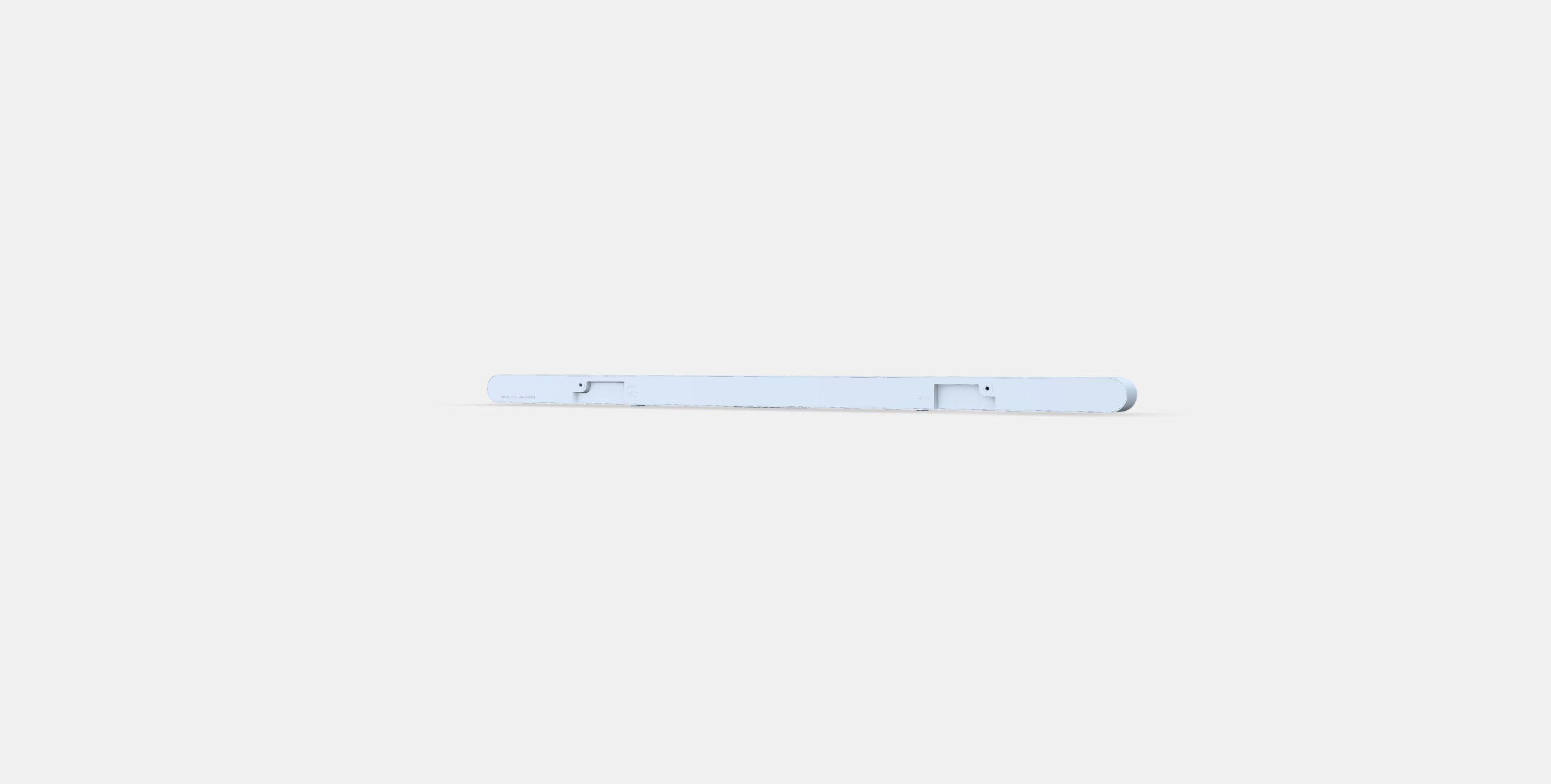 HW-S701D Ultra Slim 31 Ch White Sub Woofer Sound Bar 3D model_5