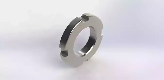 Nut Porca SKF KM 3 3D model