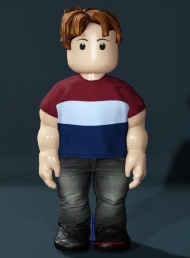 Roblox 3D character full rigged facial expressions 3D model_3