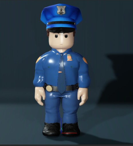 Roblox 3D character full rigged facial expressions 3D model_6