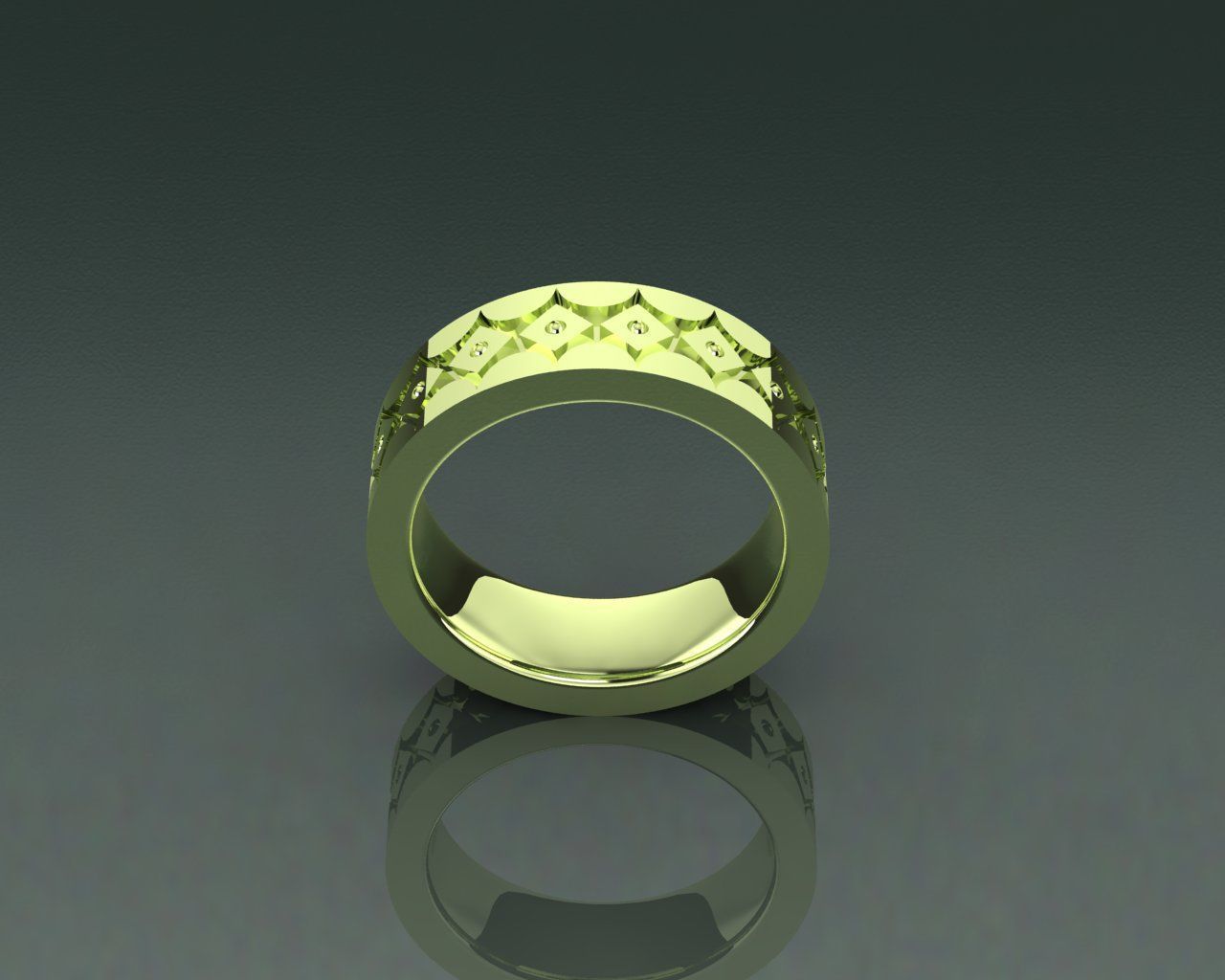 Ring men 3D print model_8