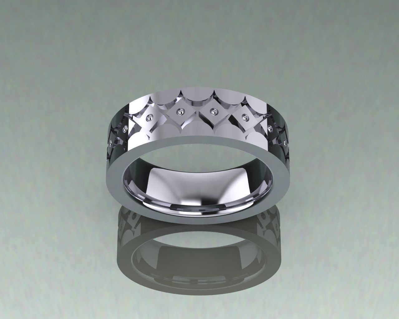 Ring men 3D print model_5
