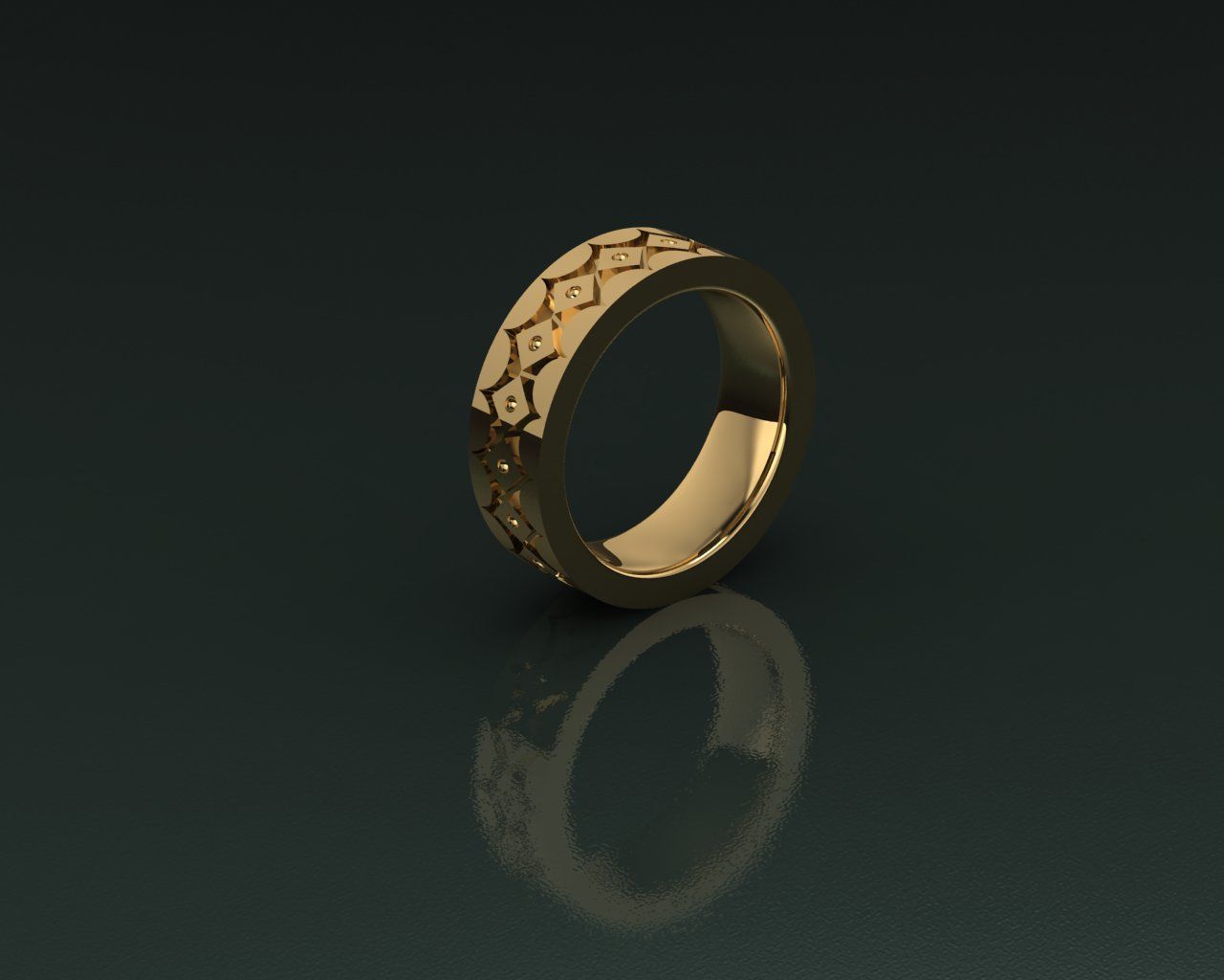 Ring men 3D print model_1