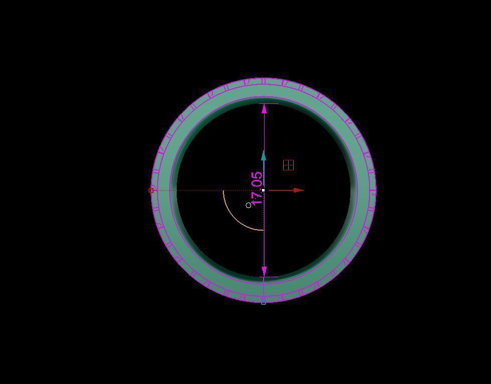 Ring men 3D print model_6