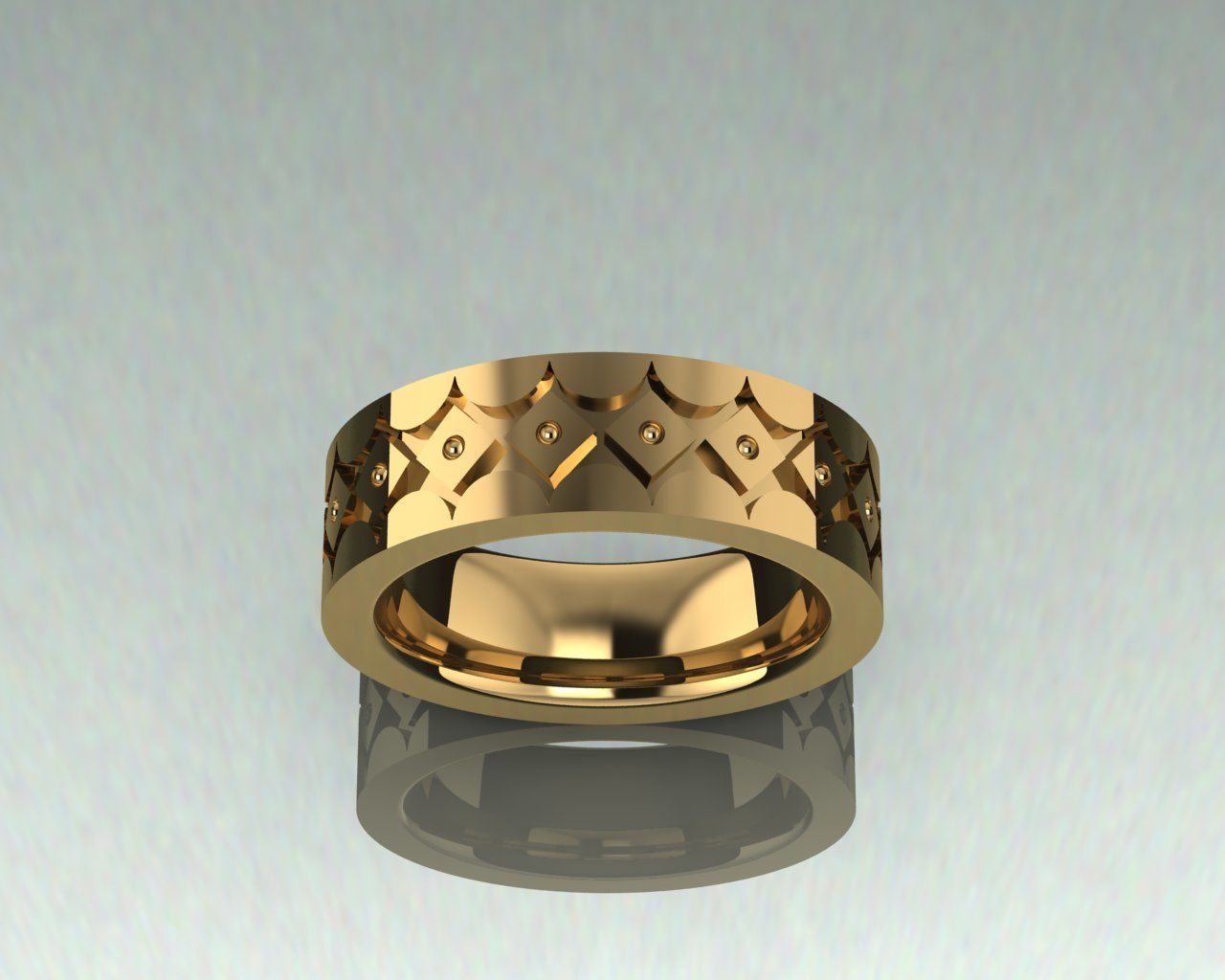 Ring men 3D print model_3