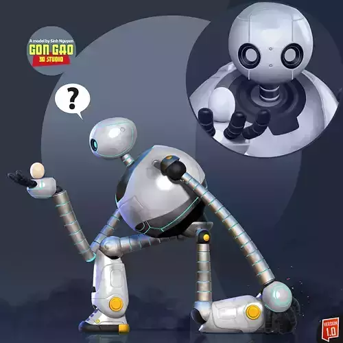 Roz - The Wild Robot 3D print model