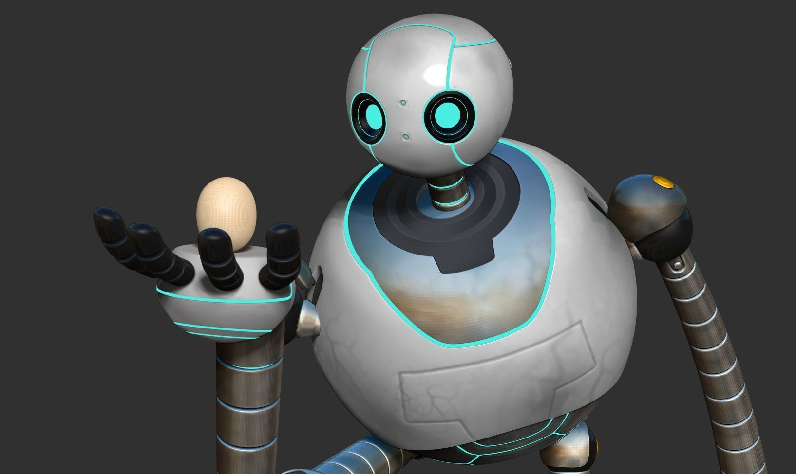 Roz - The Wild Robot 3D print model_4