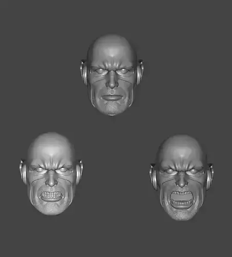 DC THE FLASH REVERSE FLASH 3 PACK HEADSCULPT EXPRESSIONS