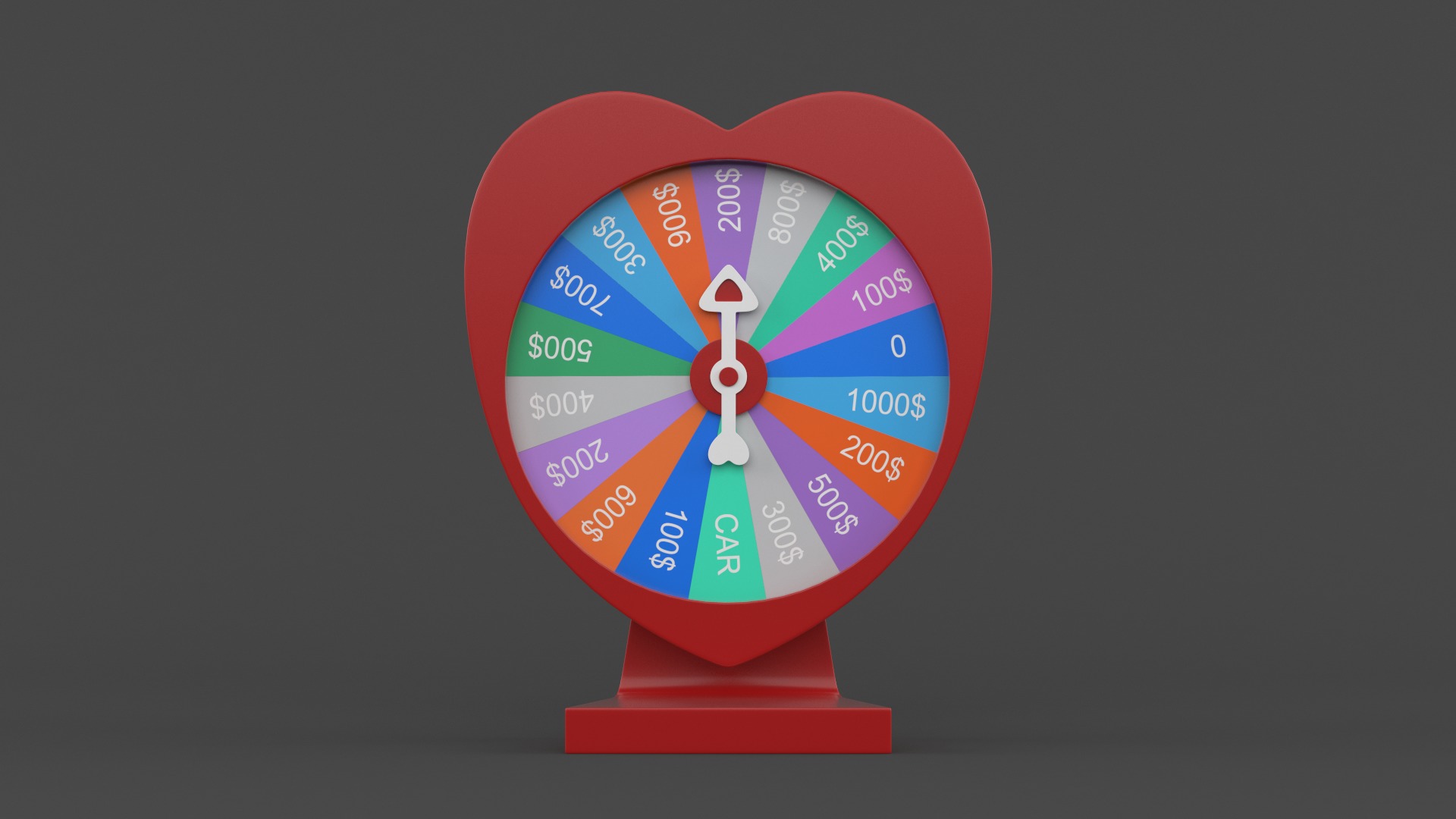 Wheel of Fortune 3D model_1