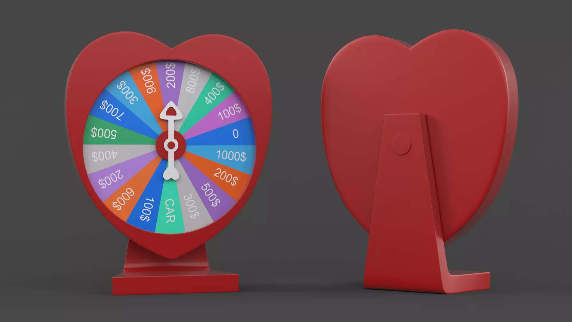 Wheel of Fortune 3D model_0