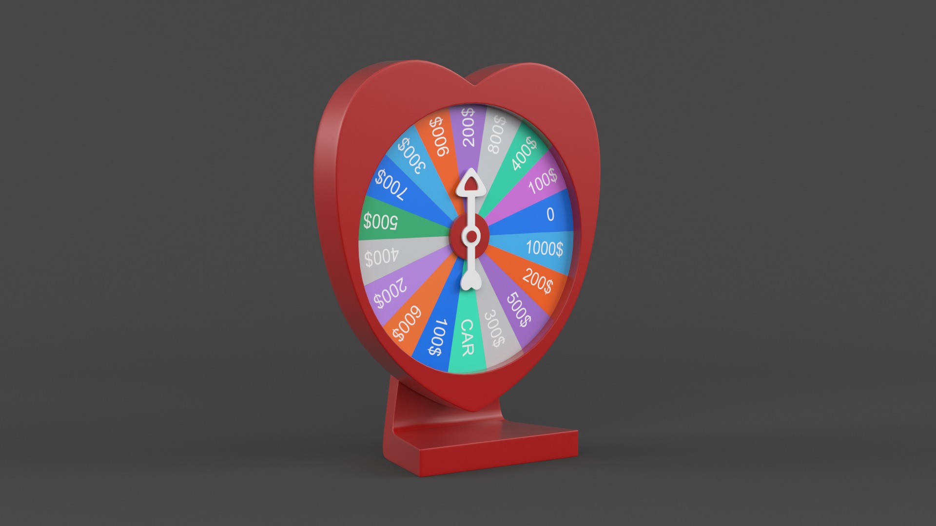 Wheel of Fortune 3D model_4