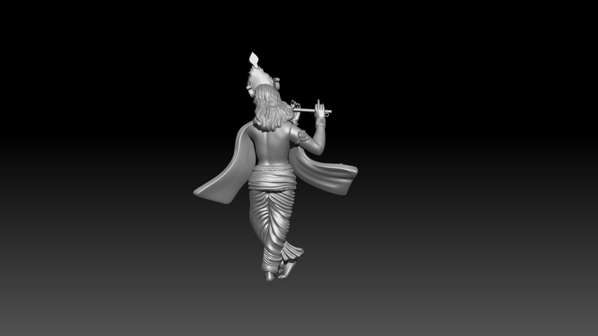 Lord Krishna 3D model for 3D printing 3D print model_6
