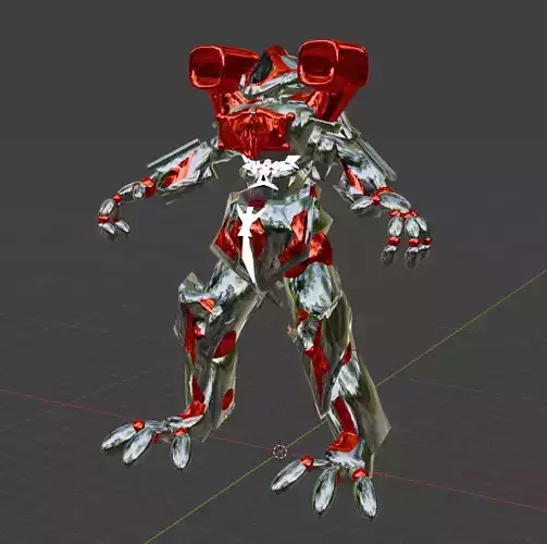 Mesh of M-13 Milirary Robots FBX Files  Low-poly 3D model