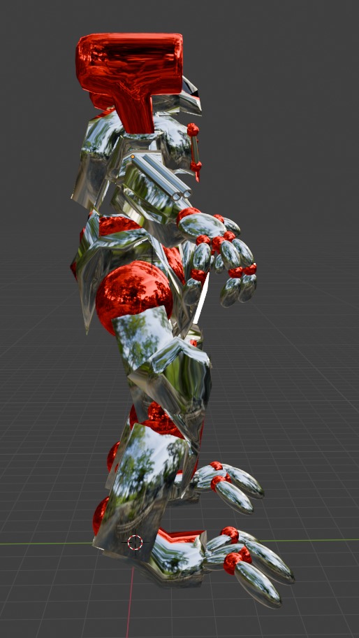 Mesh of M-13 Milirary Robots FBX Files  Low-poly 3D model_1