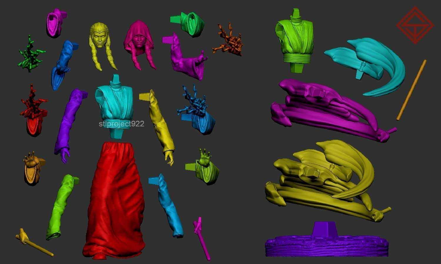 Darth Traya 3D print model_4