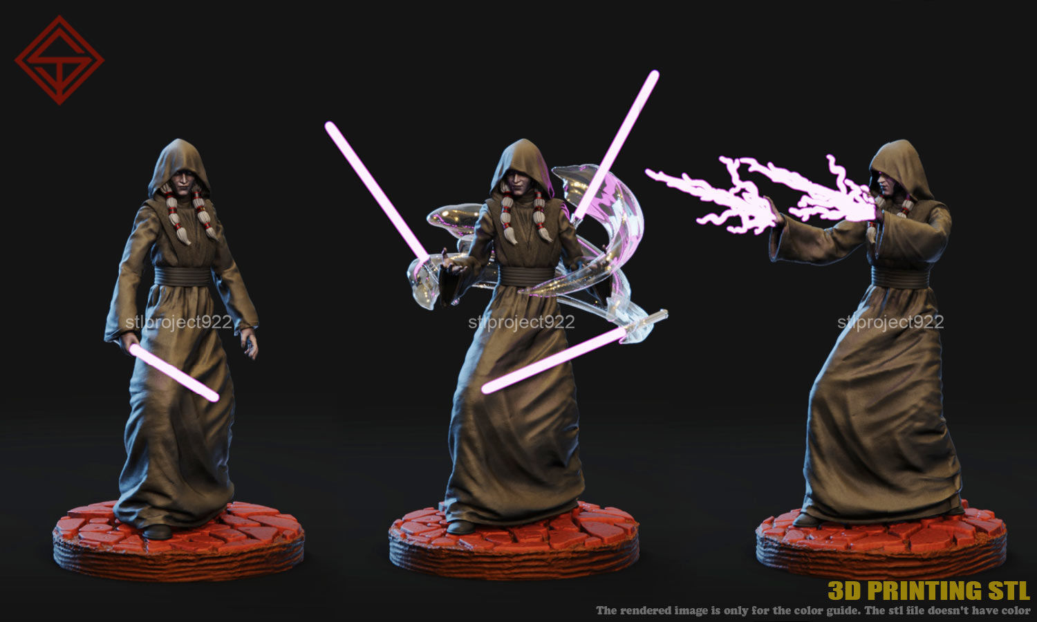 Darth Traya 3D print model_1