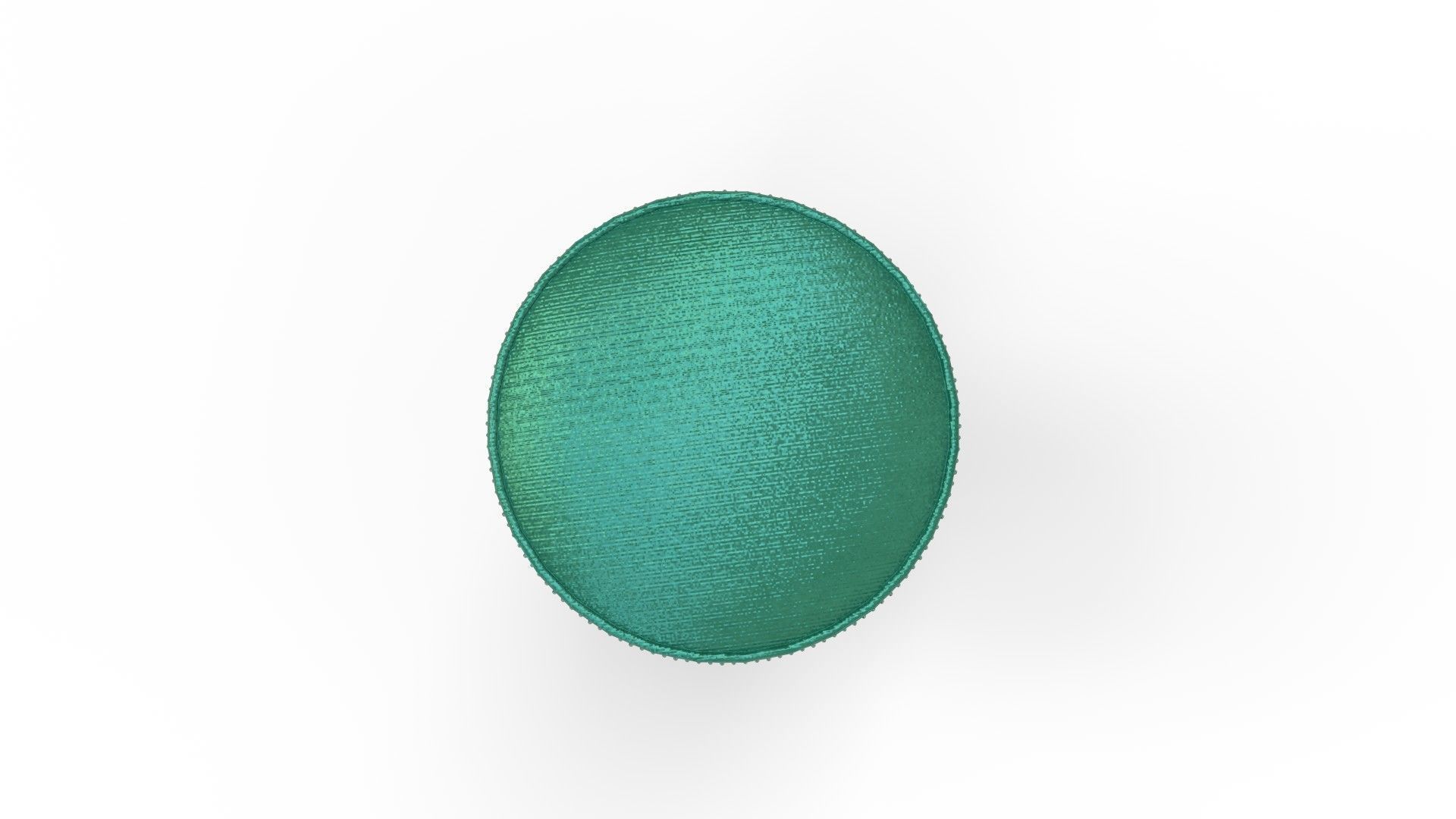 LUE BONA Pleated Vanity Stool 3D model_5