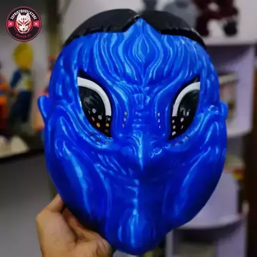 Dandadan Evil Eye Yokai Mask - Dan Da Dan Okarun Cosplay 3D print model