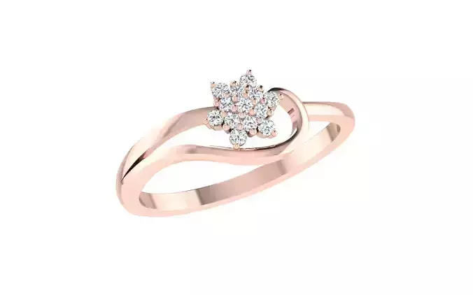 Women Ring  Render 3dm STL OBJ FBX Details