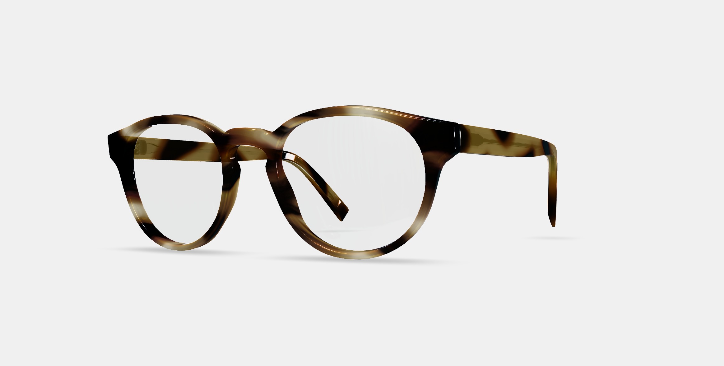 Percey Eyeglasses in Striped Sassafras 3D model_12