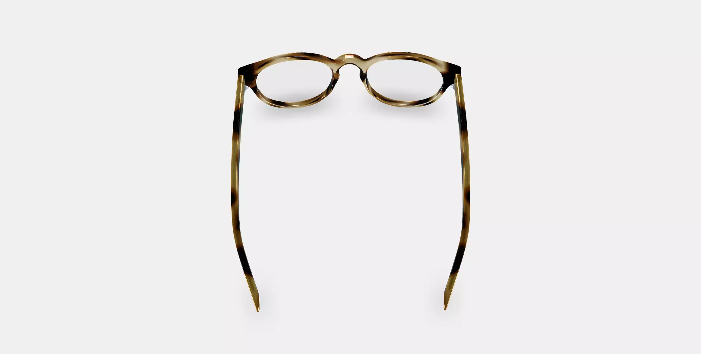 Percey Eyeglasses in Striped Sassafras 3D model_0