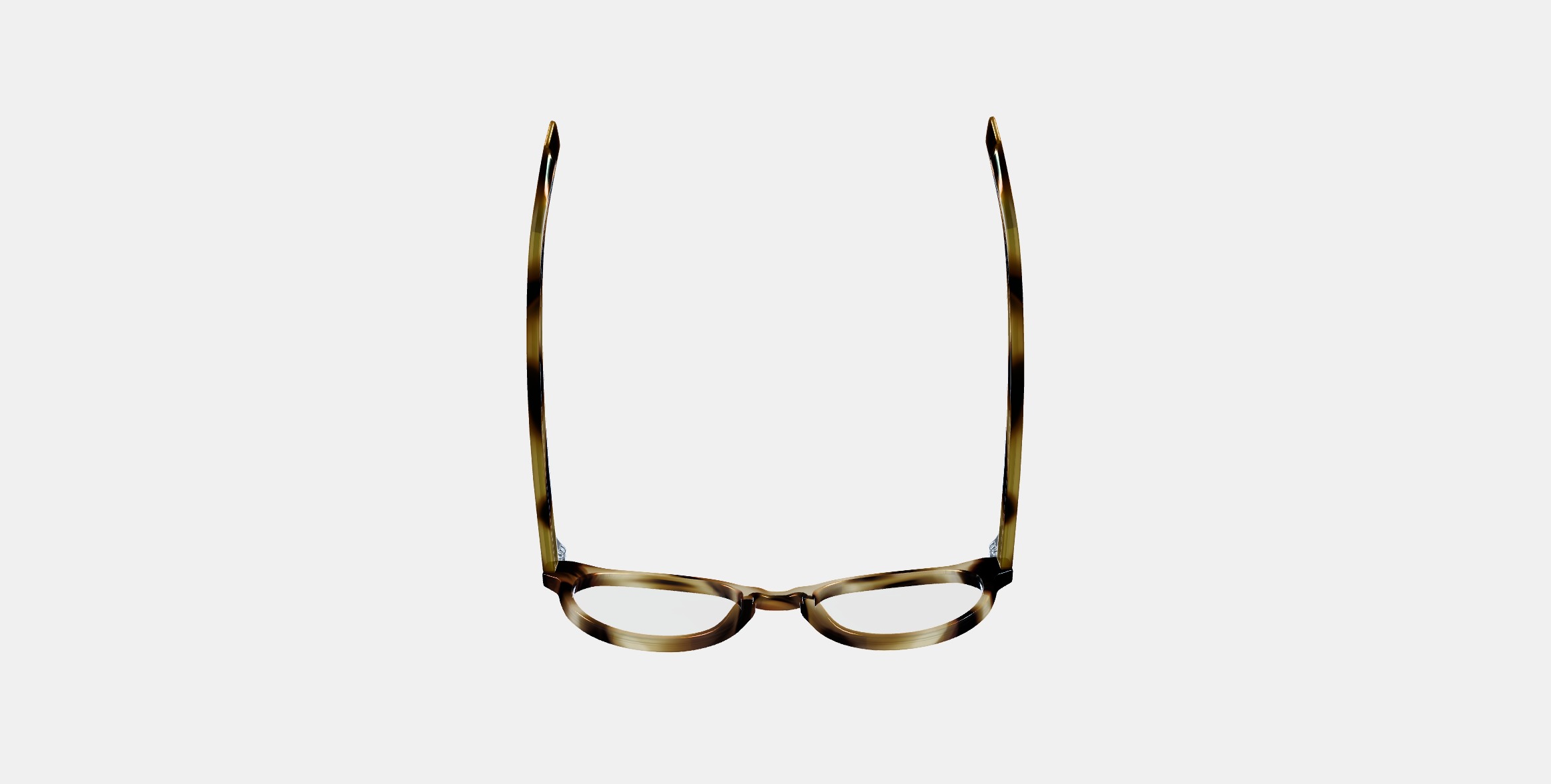 Percey Eyeglasses in Striped Sassafras 3D model_6