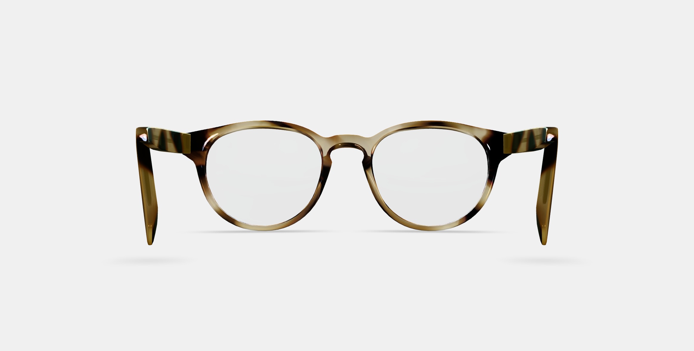 Percey Eyeglasses in Striped Sassafras 3D model_14