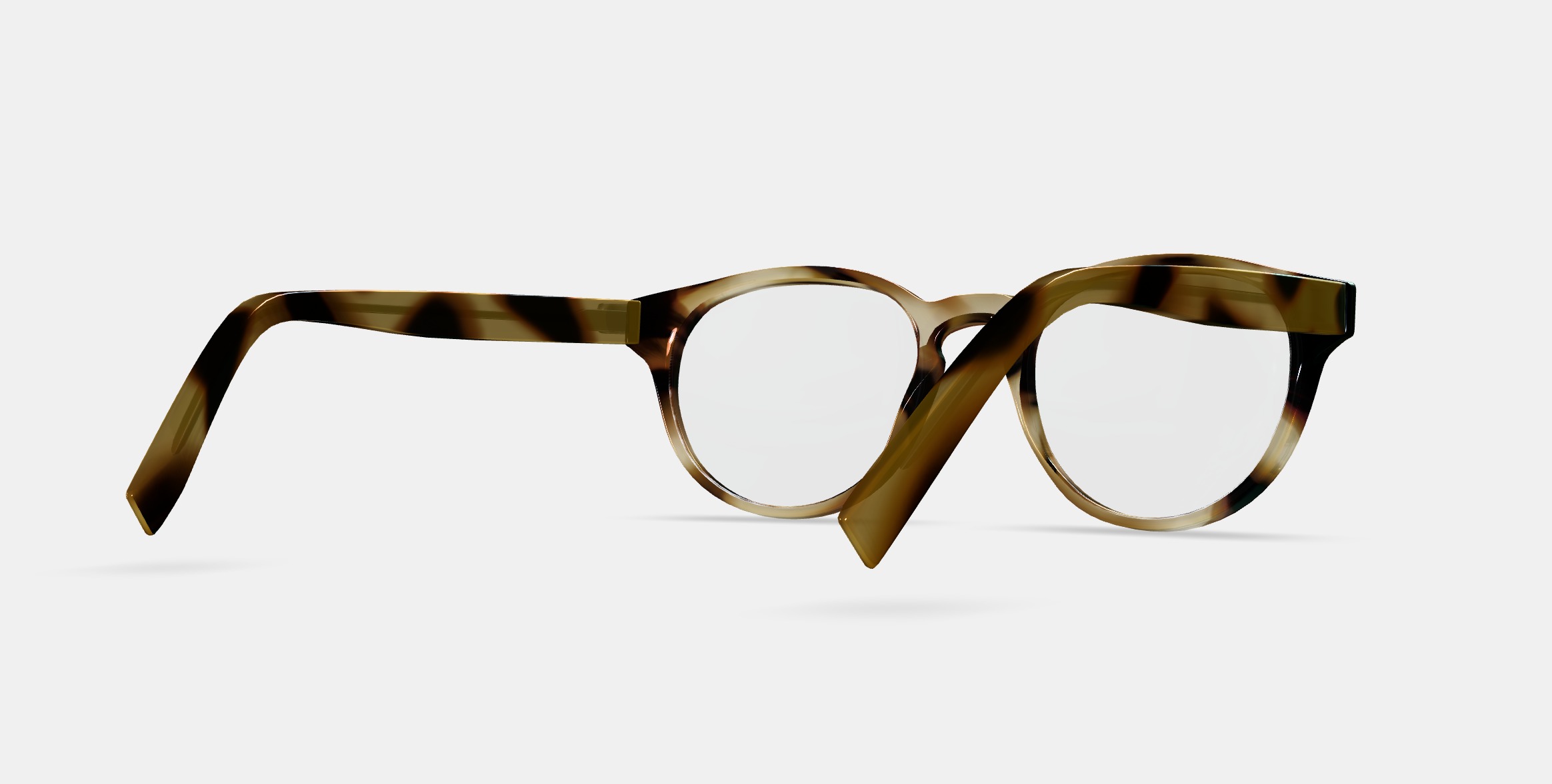 Percey Eyeglasses in Striped Sassafras 3D model_5