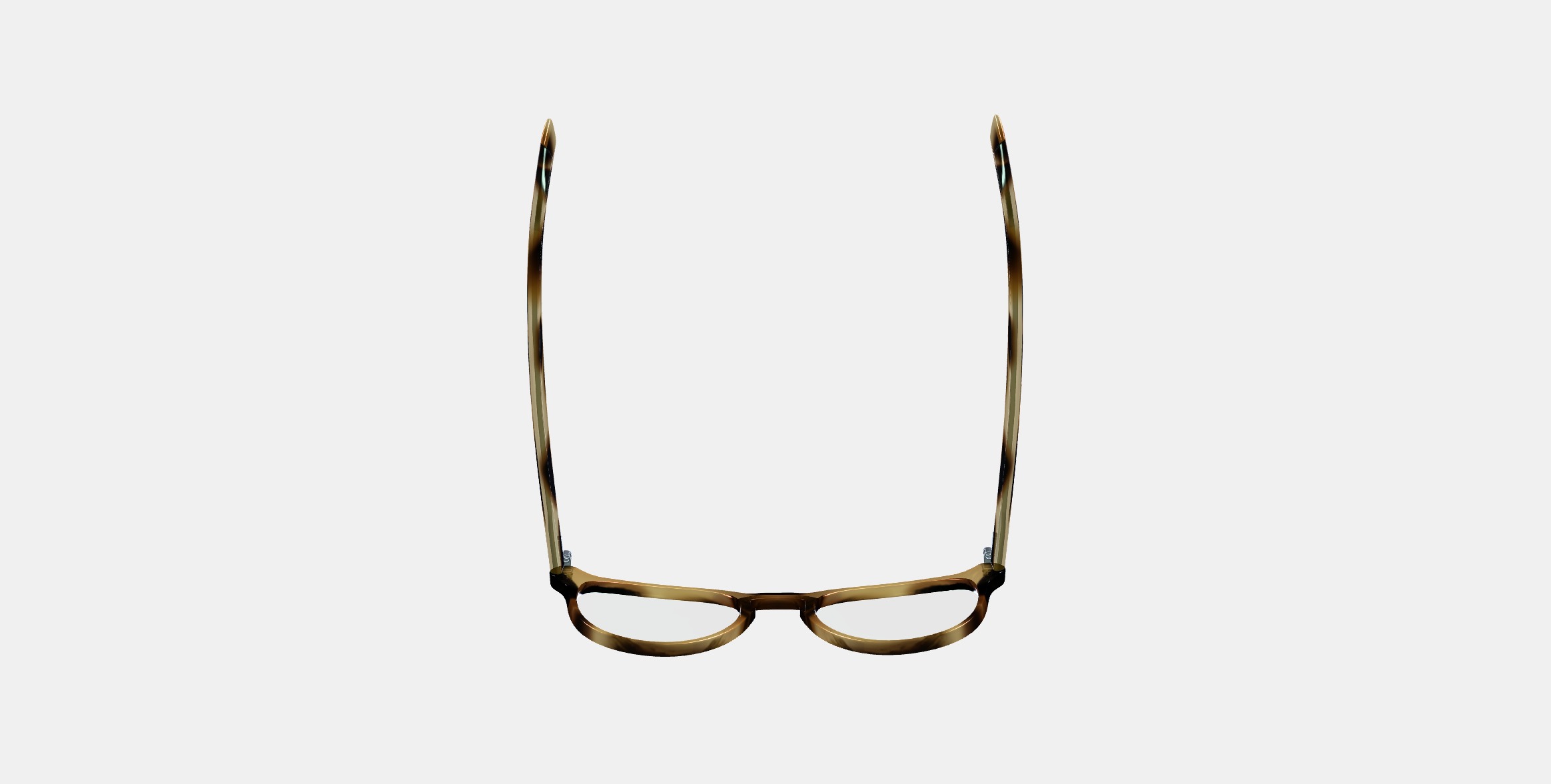 Baker Eyeglasses in Striped Sassafras 3D model_7