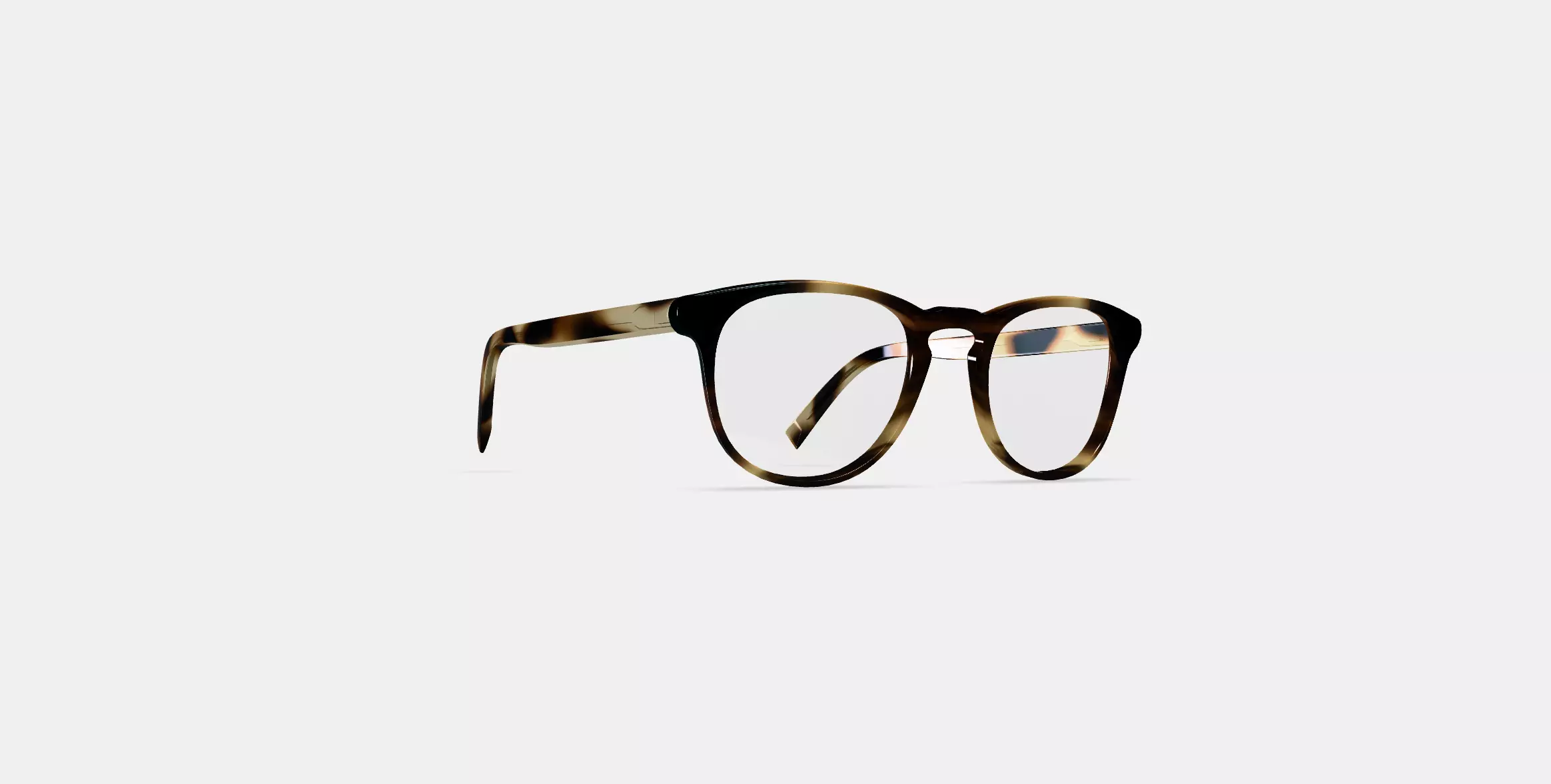 Baker Eyeglasses in Striped Sassafras 3D model_0