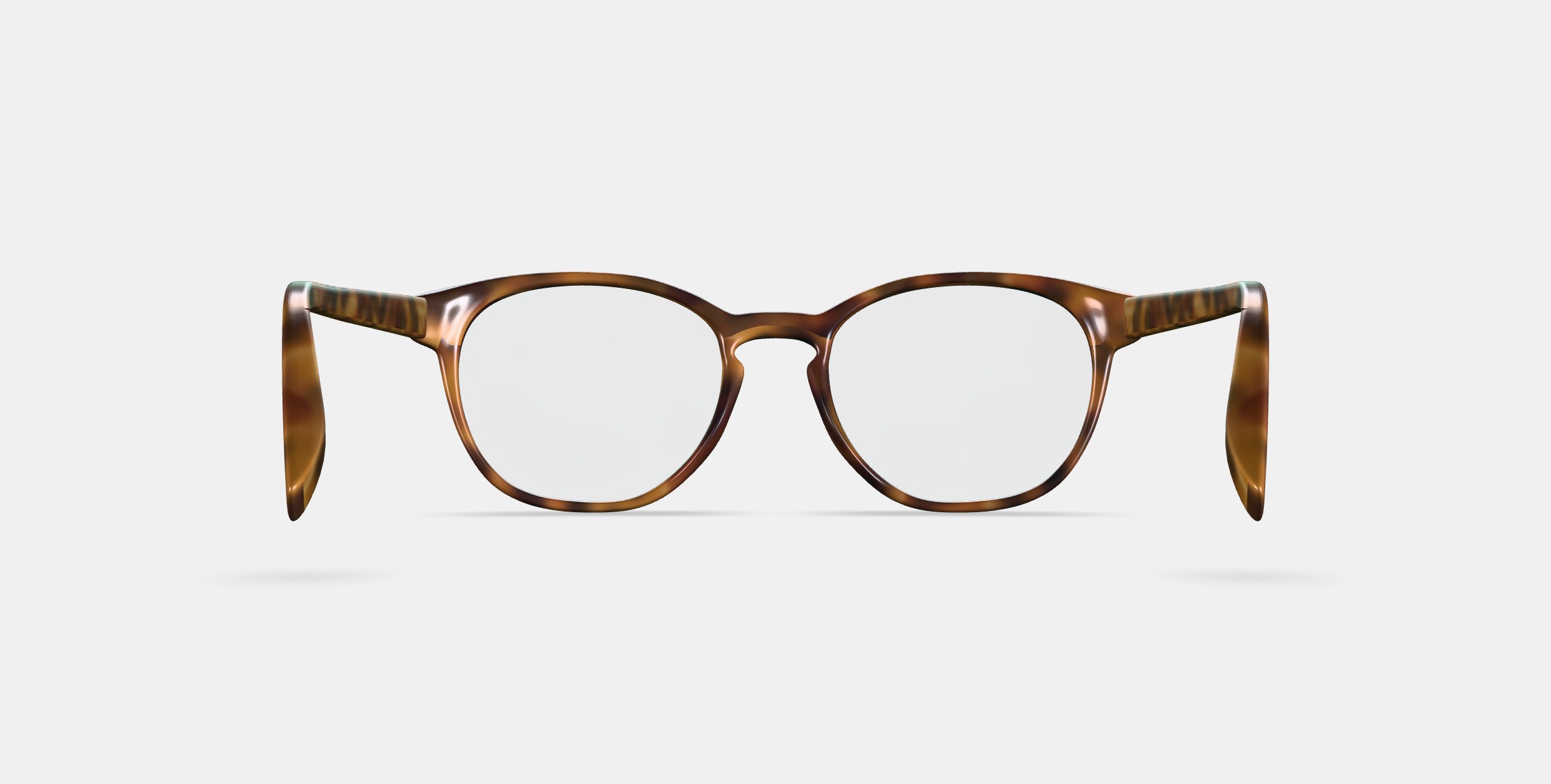 Abner Eyeglasses in Woodgrain Tortoise 3D model_15