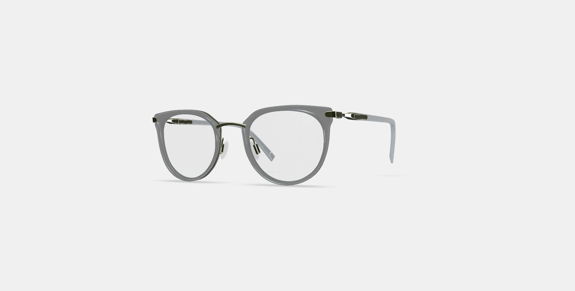 Whittier Eyeglasses in Soapstone with Riesling 3D model_12