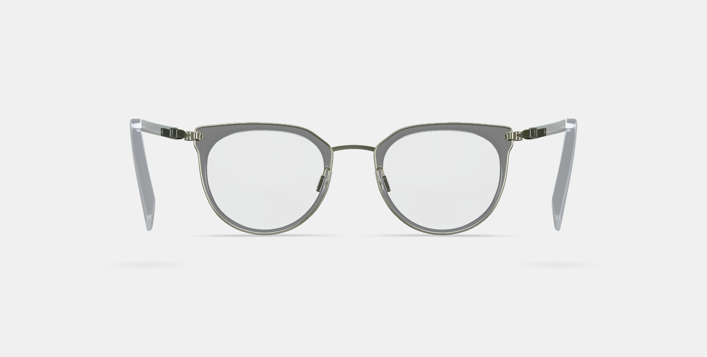 Whittier Eyeglasses in Soapstone with Riesling 3D model_15