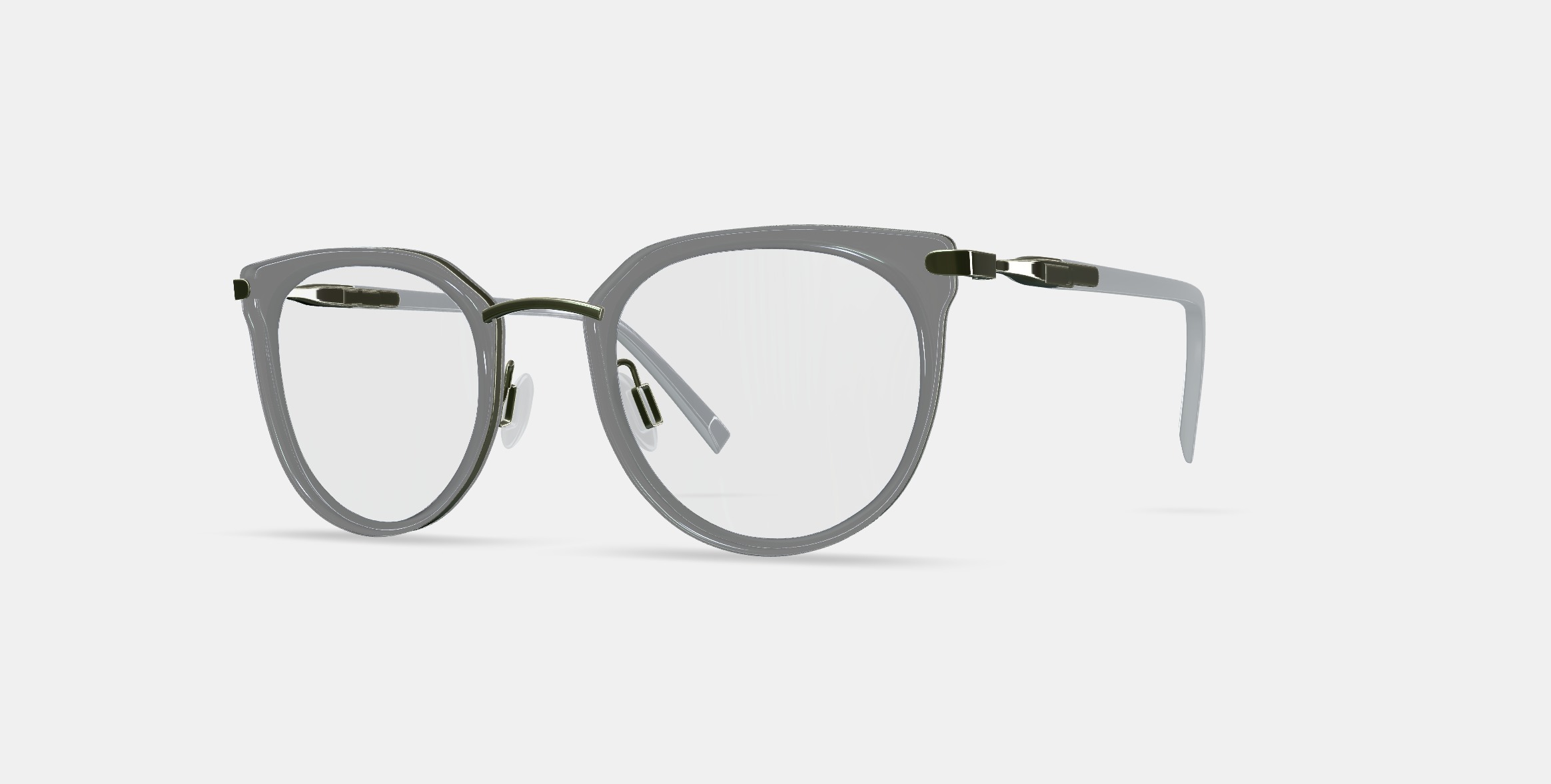 Whittier Eyeglasses in Soapstone with Riesling 3D model_13
