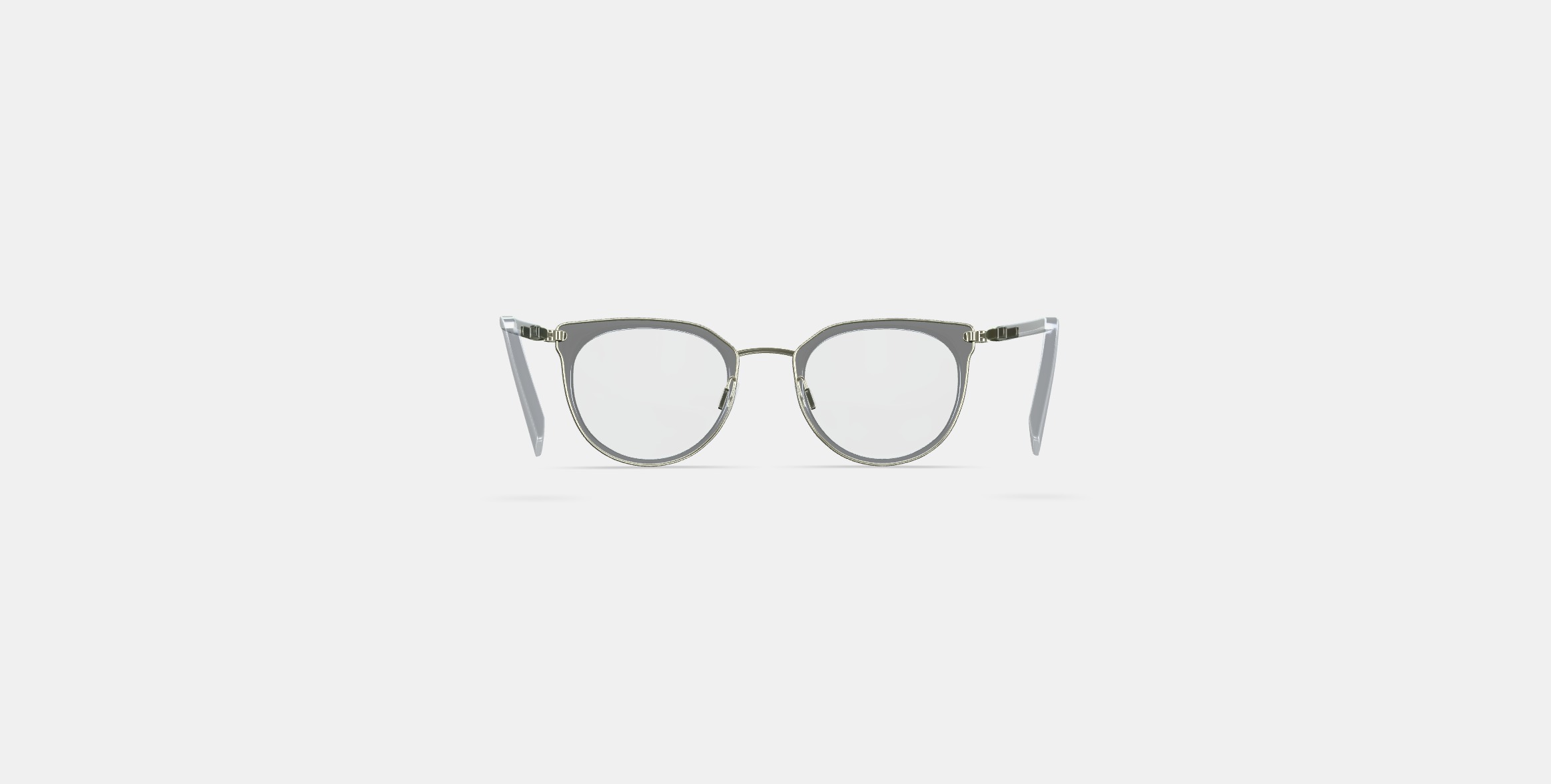 Whittier Eyeglasses in Soapstone with Riesling 3D model_14