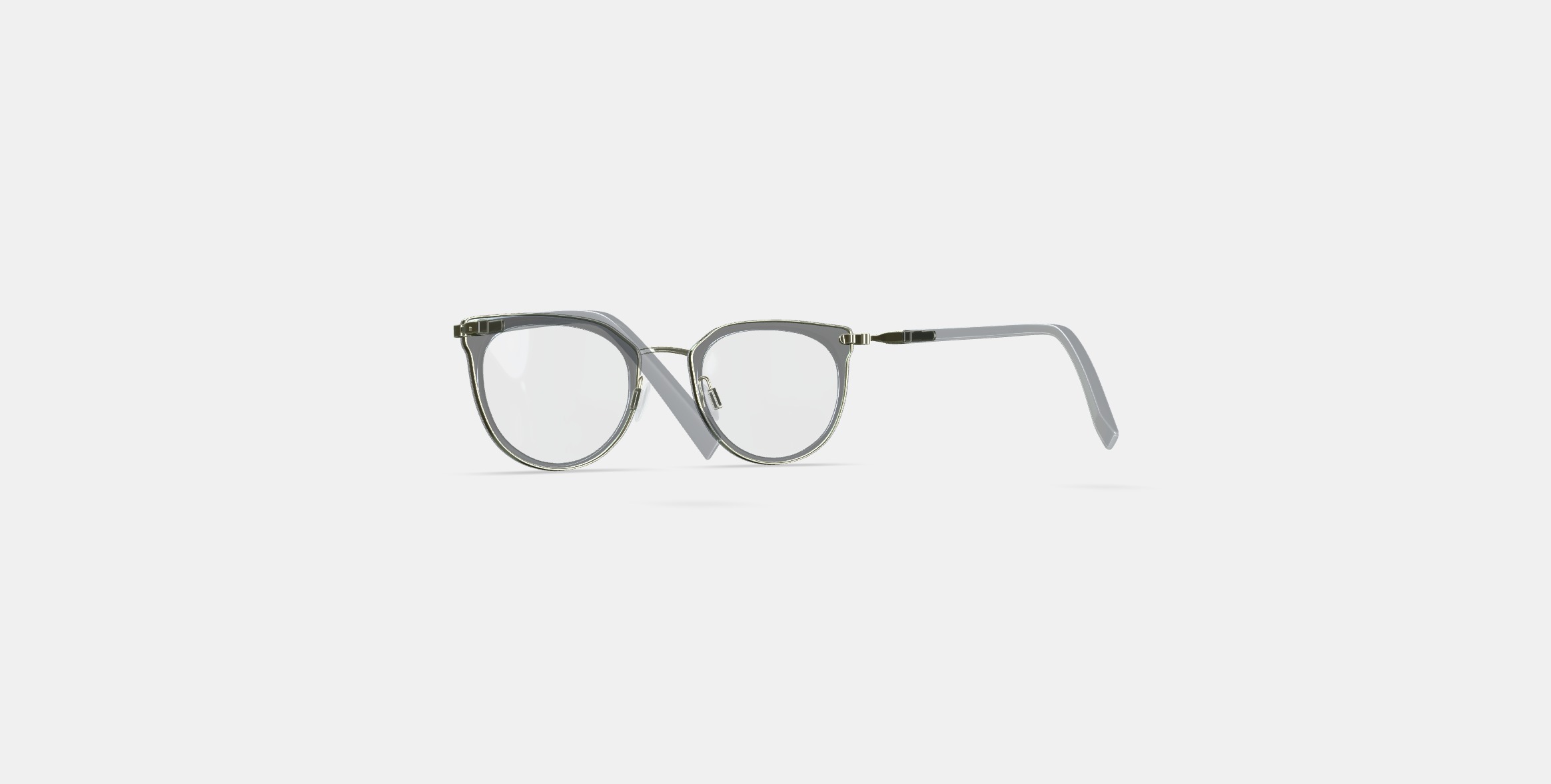 Whittier Eyeglasses in Soapstone with Riesling 3D model_16