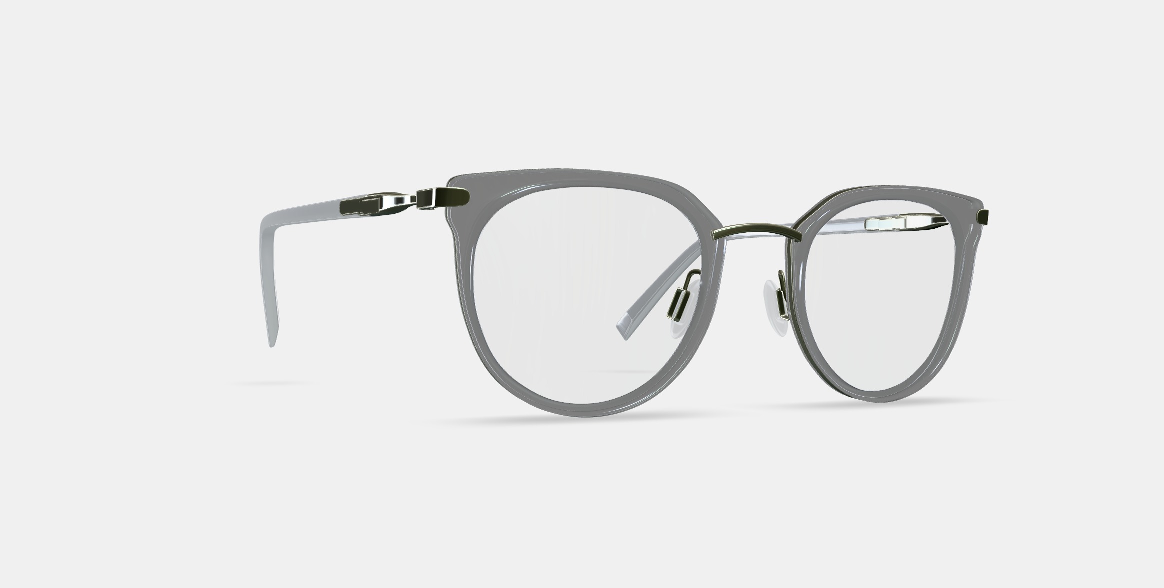 Whittier Eyeglasses in Soapstone with Riesling 3D model_9
