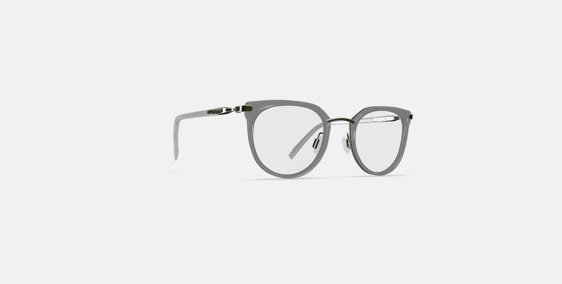 Whittier Eyeglasses in Soapstone with Riesling 3D model_0