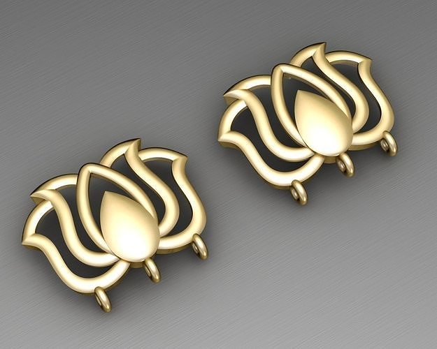 Earring Design Free 3D model