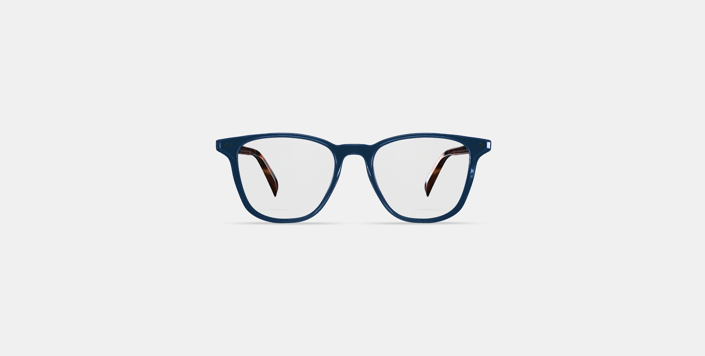 Dawson Eyeglasses in Azure Crystal with Oak Barrel 3D model_10