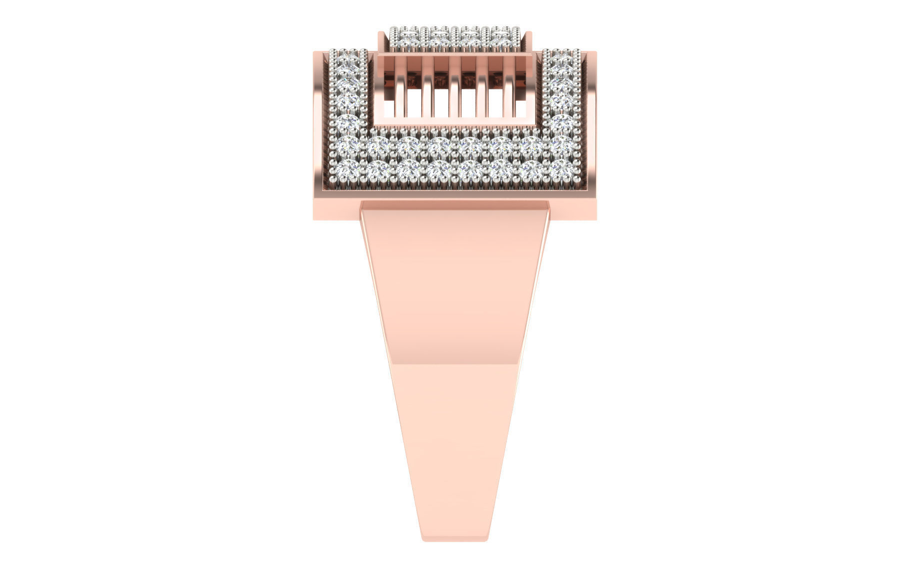 Mens Ring Render 3dm STL OBJ FBX Details 3D print model_5