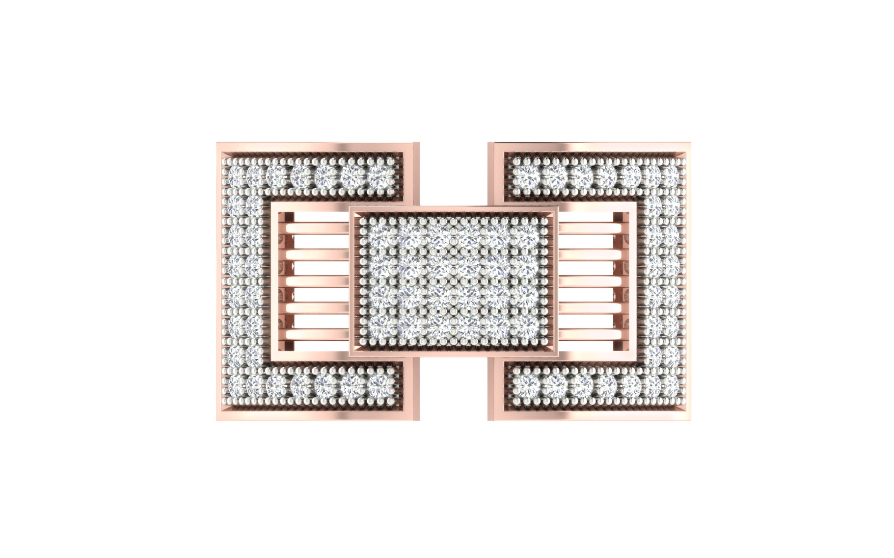 Mens Ring Render 3dm STL OBJ FBX Details 3D print model_7