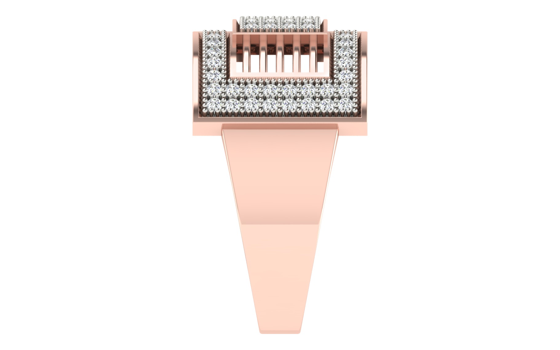 Mens Ring Render 3dm STL OBJ FBX Details 3D print model_6