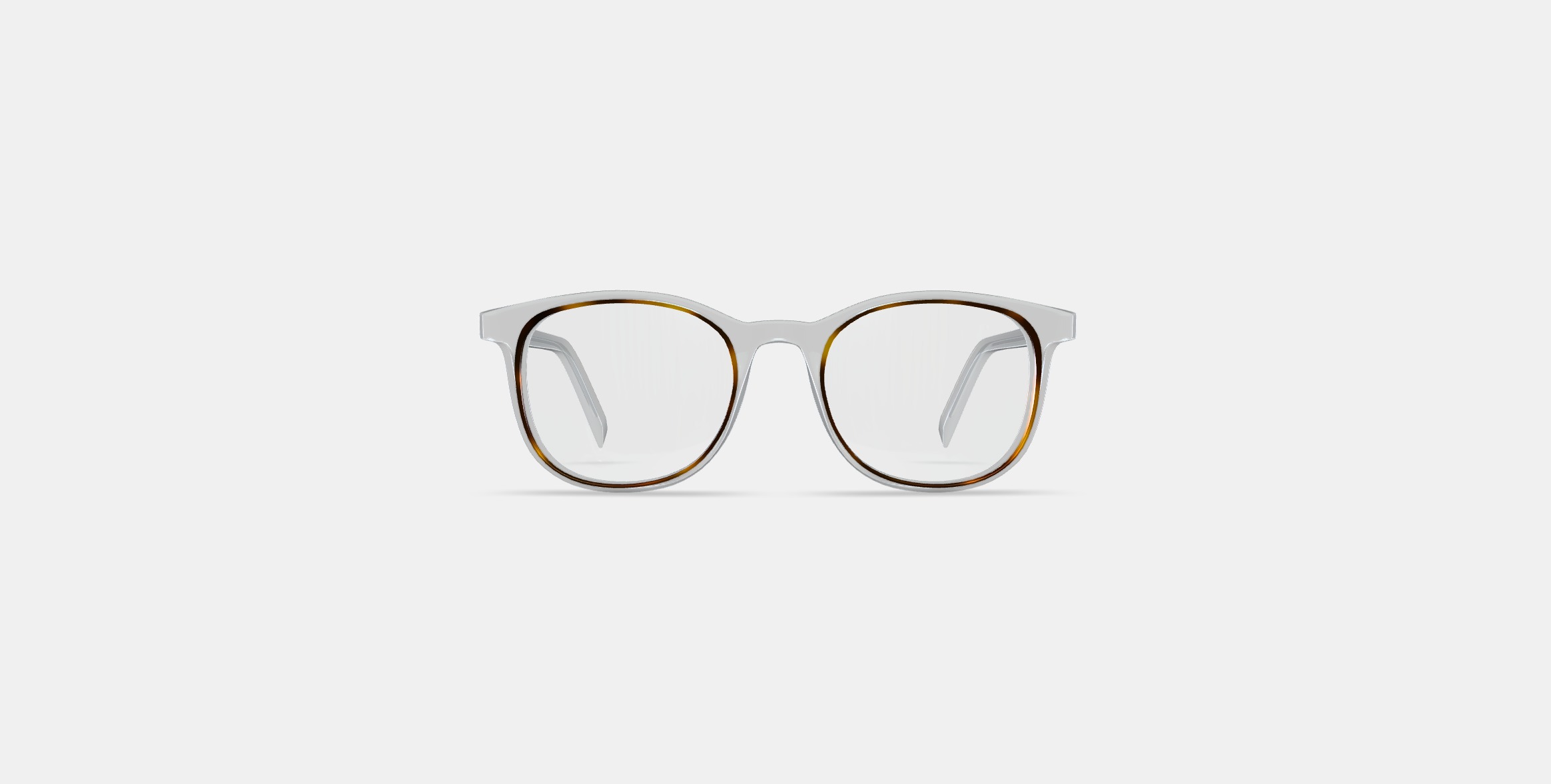 Durand Eyeglasses in Crystal with Oak Barrel 3D model_10
