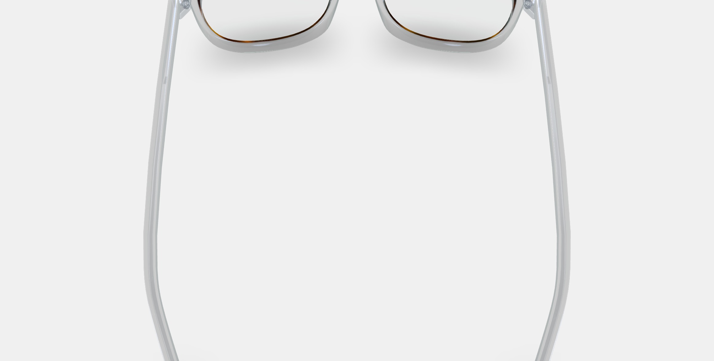 Durand Eyeglasses in Crystal with Oak Barrel 3D model_5