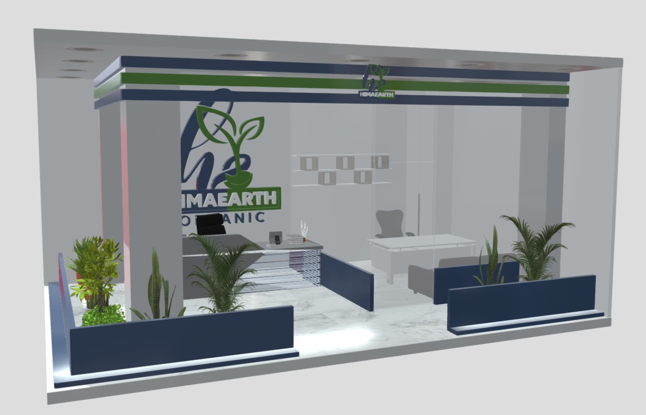 Office Front Exhibition Free 3D model_6