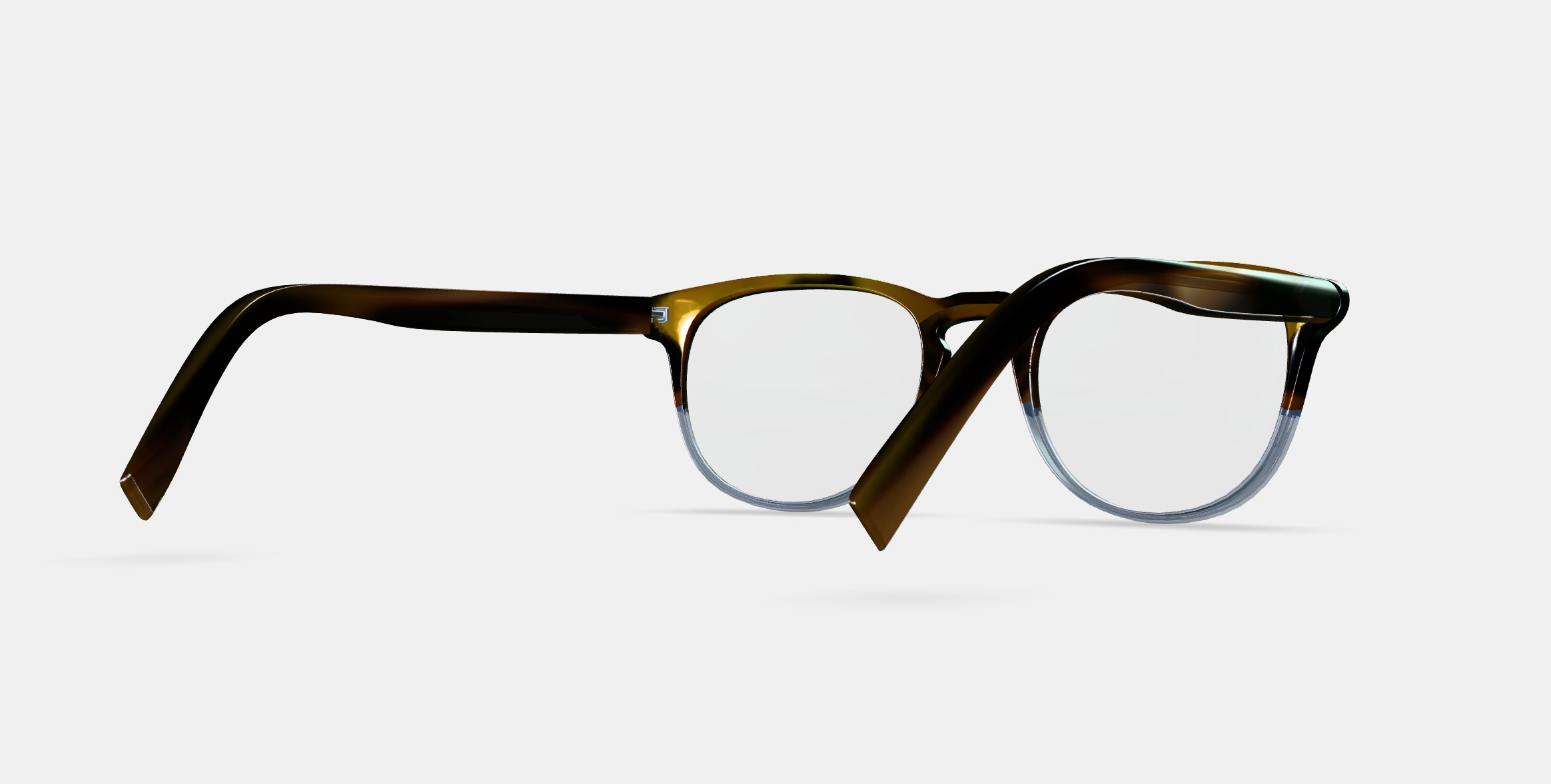 Baker Eyeglasses in Eastern Bluebird Fade 3D model_5
