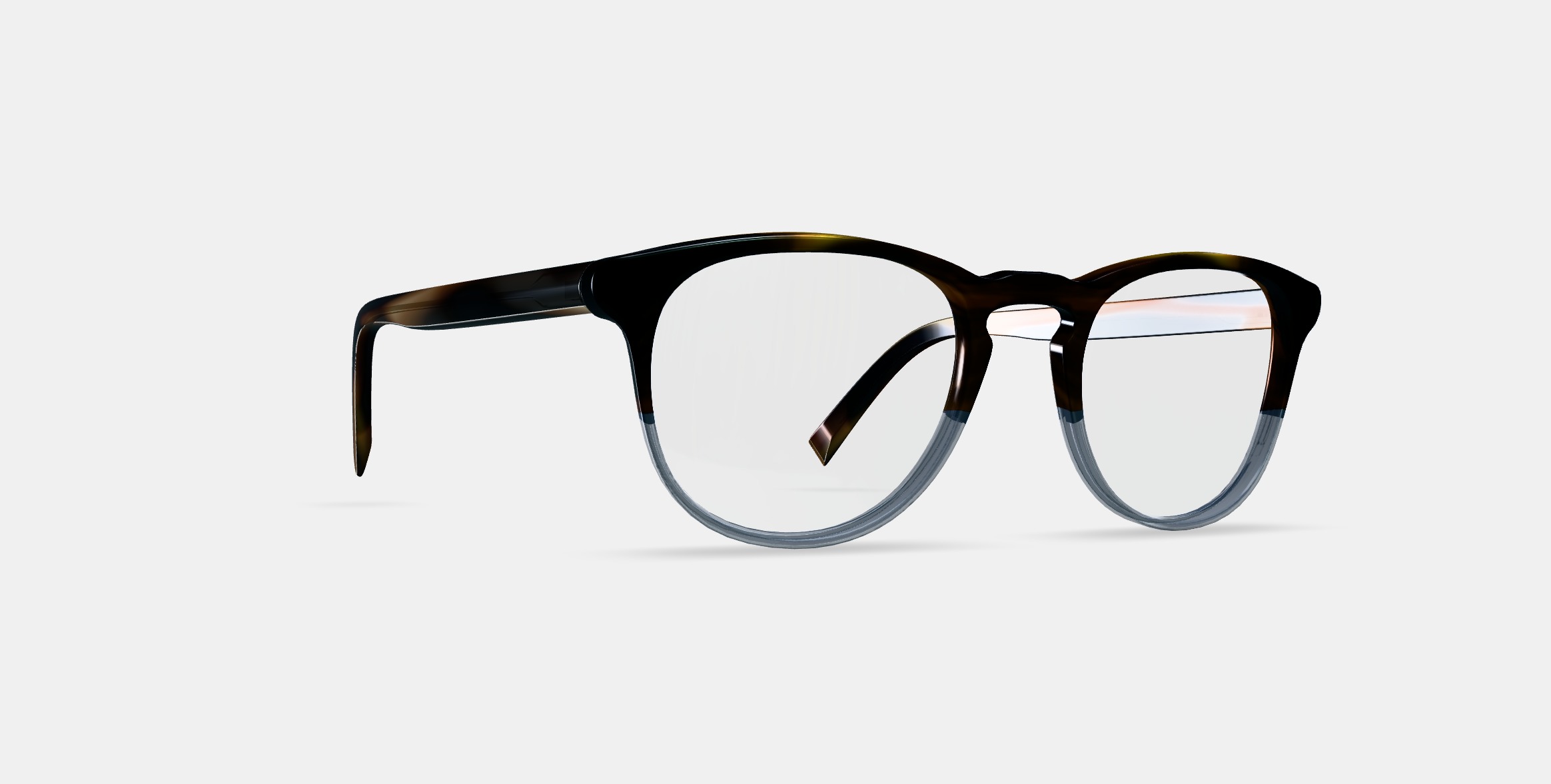 Baker Eyeglasses in Eastern Bluebird Fade 3D model_8